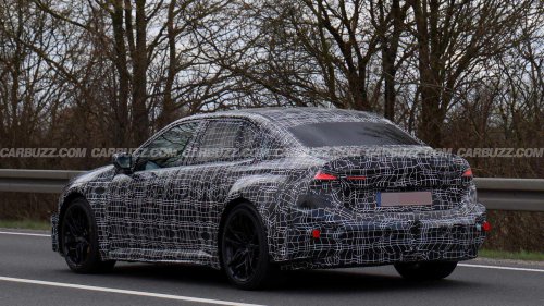 BMW's first electric M EV spied with massive brakes in plain sight