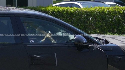 New Genesis G90 sedan prototype spied up close, inside and out