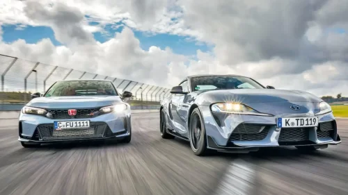 Honda Civic Type R vs Toyota GR Supra Lightweight Evolution: duelo de despedida