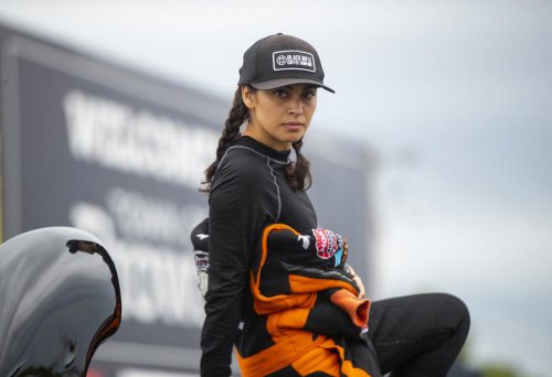 NHRA sisters Jasmine Salinas and Jianna Evaristo-Salinas bring speed and style to the track, in photos
