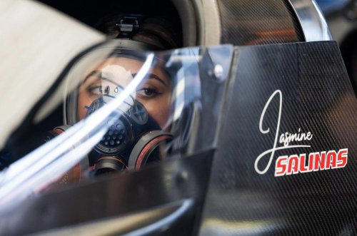NHRA sisters Jasmine Salinas and Jianna Evaristo-Salinas bring speed and style to the track, in photos