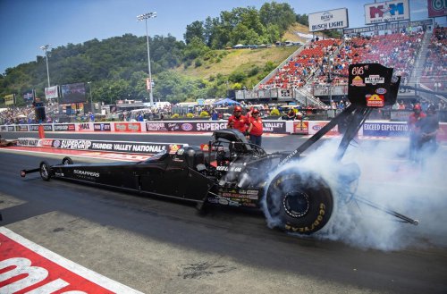NHRA sisters Jasmine Salinas and Jianna Evaristo-Salinas bring speed and style to the track, in photos