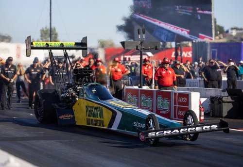NHRA sisters Jasmine Salinas and Jianna Evaristo-Salinas bring speed and style to the track, in photos