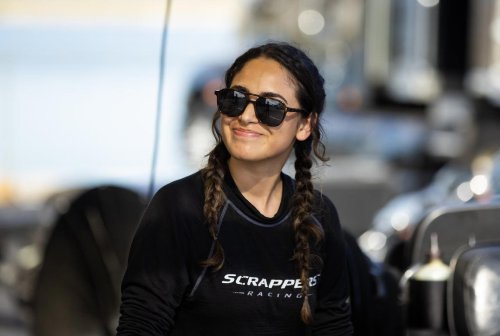 NHRA sisters Jasmine Salinas and Jianna Evaristo-Salinas bring speed and style to the track, in photos