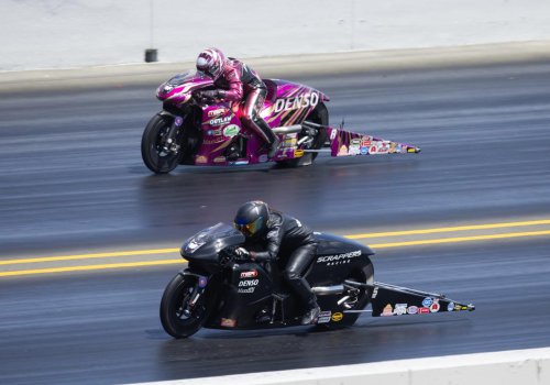 NHRA sisters Jasmine Salinas and Jianna Evaristo-Salinas bring speed and style to the track, in photos