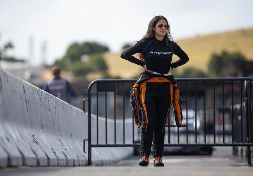 NHRA sisters Jasmine Salinas and Jianna Evaristo-Salinas bring speed and style to the track, in photos