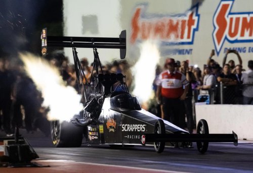 NHRA sisters Jasmine Salinas and Jianna Evaristo-Salinas bring speed and style to the track, in photos