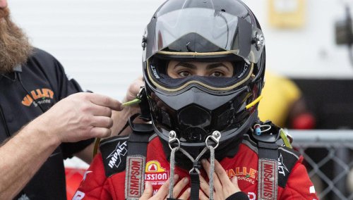 NHRA sisters Jasmine Salinas and Jianna Evaristo-Salinas bring speed and style to the track, in photos