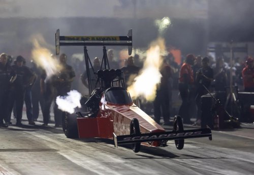 NHRA sisters Jasmine Salinas and Jianna Evaristo-Salinas bring speed and style to the track, in photos