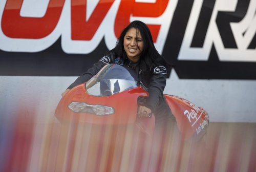 NHRA sisters Jasmine Salinas and Jianna Evaristo-Salinas bring speed and style to the track, in photos