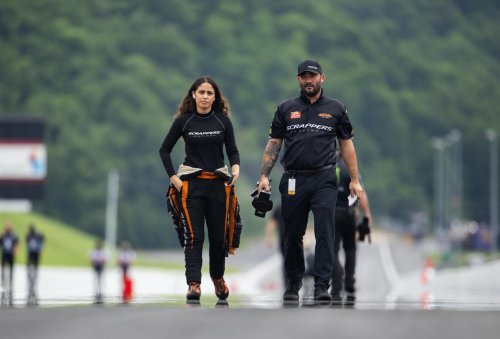 NHRA sisters Jasmine Salinas and Jianna Evaristo-Salinas bring speed and style to the track, in photos