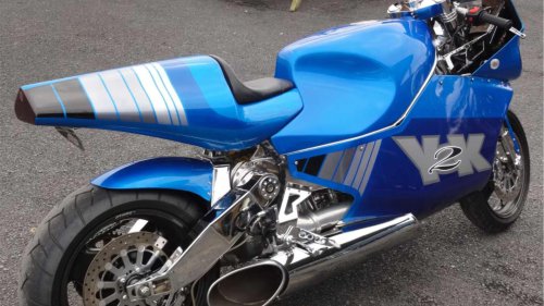 The motorcycle powered by a helicopter turbine engine