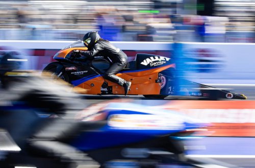 NHRA sisters Jasmine Salinas and Jianna Evaristo-Salinas bring speed and style to the track, in photos