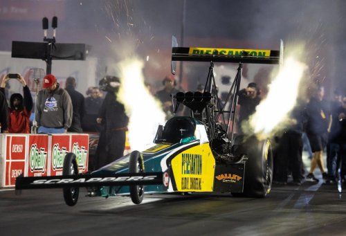 NHRA sisters Jasmine Salinas and Jianna Evaristo-Salinas bring speed and style to the track, in photos