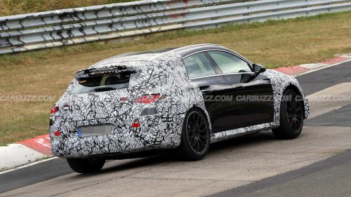 Mercedes-AMG CLA wagon spied hauling fast at the Nurburgring
