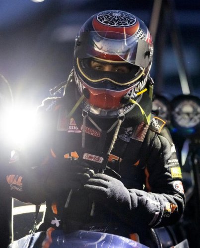 NHRA sisters Jasmine Salinas and Jianna Evaristo-Salinas bring speed and style to the track, in photos