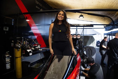NHRA sisters Jasmine Salinas and Jianna Evaristo-Salinas bring speed and style to the track, in photos