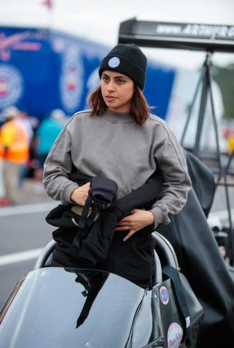 NHRA sisters Jasmine Salinas and Jianna Evaristo-Salinas bring speed and style to the track, in photos