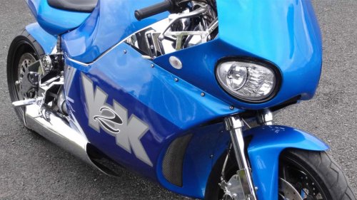 The motorcycle powered by a helicopter turbine engine