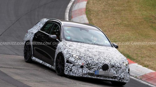Mercedes-AMG CLA wagon spied hauling fast at the Nurburgring