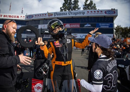 NHRA sisters Jasmine Salinas and Jianna Evaristo-Salinas turning heads on and off the drag strip, in photos