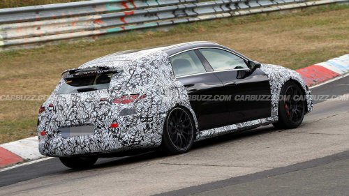 Mercedes-AMG CLA wagon spied hauling fast at the Nurburgring