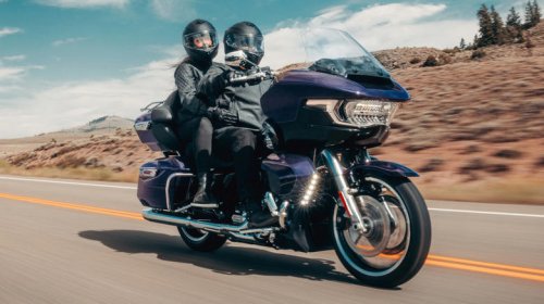 Which Harley-Davidson motorcycles work well for two riders?