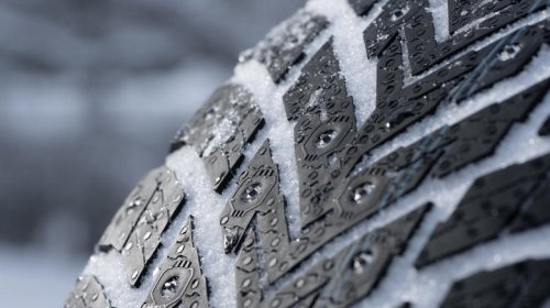 The world's first retractable studded tires look like something out of a James Bond movie
