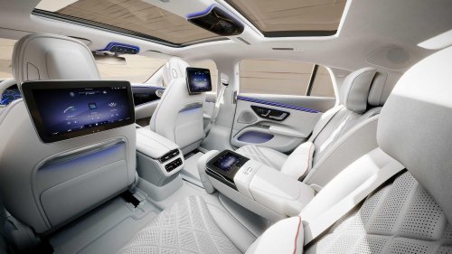 Mercedes-Benz EQS, Mercedes-Benz, The EQS is the least expensive Mercedes-Benz available with a hood ornament