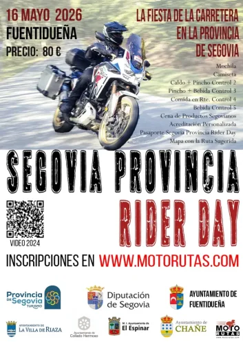 Si te gustan las rutas en moto, este es un gran plan para el próximo 16 de mayo