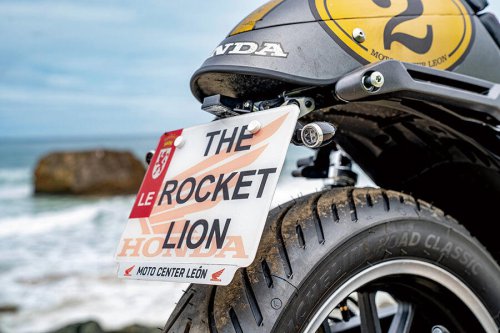 GB350S “THE ROCKET LION”（ホンダ GB350）造形や塗色で往年のグランプリマシンRCを想起させる【Heritage&Legends】