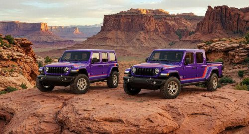 Jeep reveals retro Wrangler and Gladiator Rewind special editions