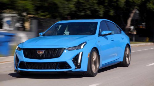 Jay Leno drives a modified Cadillac CT5-V Blackwing