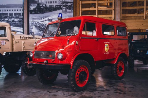 Los tesoros del museo Mercedes Unimog