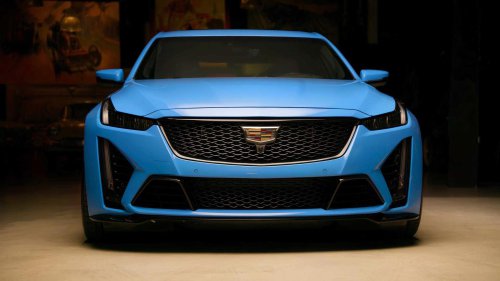 Jay Leno drives a modified Cadillac CT5-V Blackwing