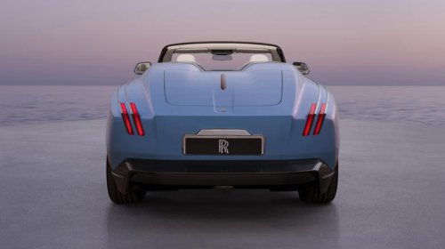 Rolls-Royce, Rolls-Royce Project Nightingale is an 18.9-foot-long electric convertible with chrome freakin' tail fins
