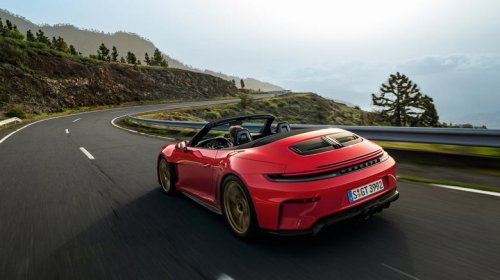 2027 Porsche 911 GT3 S/C is a stick-shift convertible with a 9,000-RPM engine