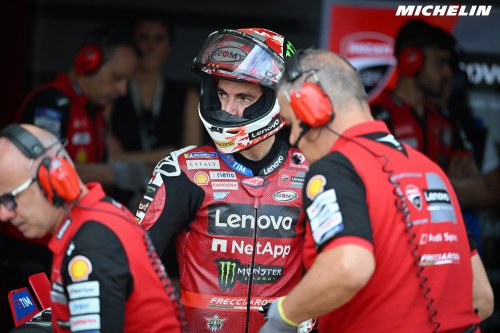 Bagnaia admite su error