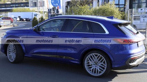 La primera mula del Audi RS Q5 2028 se deja ver, un SUV familiar con casi 640 CV que promete emociones fuertes