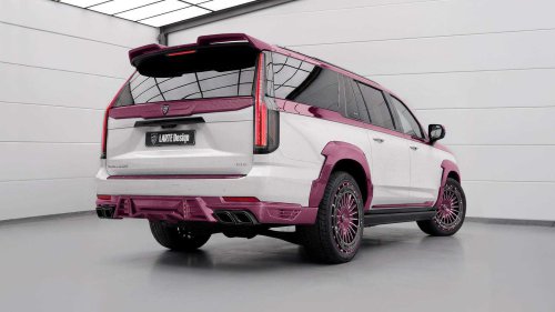 Larte, Cadillac, Larte Design creates pink carbon fiber for custom Cadillac Escalade