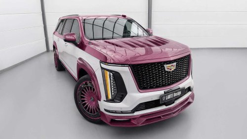 Larte, Cadillac, Larte Design creates pink carbon fiber for custom Cadillac Escalade
