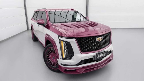 Larte Design creates pink carbon fiber for custom Cadillac Escalade