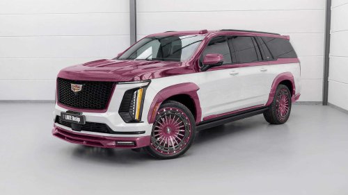 Larte, Cadillac, Larte Design creates pink carbon fiber for custom Cadillac Escalade