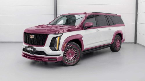 Cadillac, Larte Design creates pink carbon fiber for custom Cadillac Escalade
