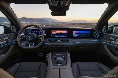 「デザインやばめ」メルセデスベンツの新型『GLS』、大型化したヘッドライトと「ベンツマーク」がSNSで話題に
