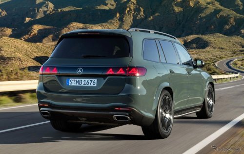 「デザインやばめ」メルセデスベンツの新型『GLS』、大型化したヘッドライトと「ベンツマーク」がSNSで話題に