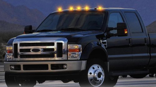 Why do some pickup trucks have lights on the roof? Here's what they're for.