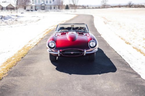 1968 Jaguar XKE roadster for sale: Current bid at $