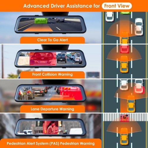 This $199 gadget turns your rearview mirror into a dash cam and backup camera