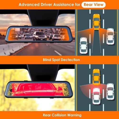 This $199 gadget turns your rearview mirror into a dash cam and backup camera